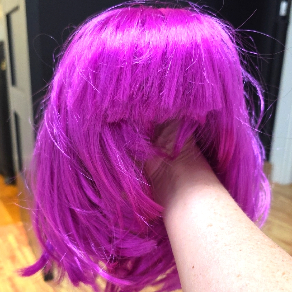 Vibrant Purple Women's Wig 💜